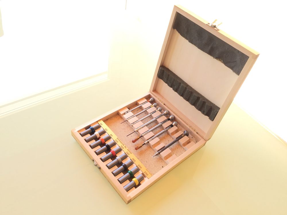 Lot De 28 Mini Forets Pour Horlogerie, Pour Réparation De Montres Anciennes, Occasion