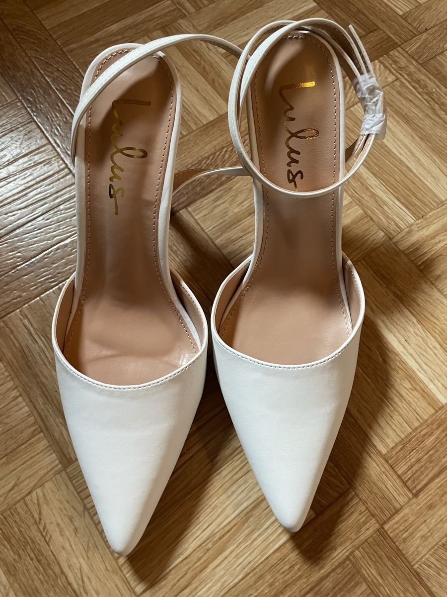 Scarpe da donna: Weisse Ankle Strap Heels – Nuovo e nell'imballaggio originale da Grossdietwil venduto da celineeeee 3