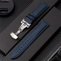 Bracelet de montre en cuir de veau souple 20 mm  unisex