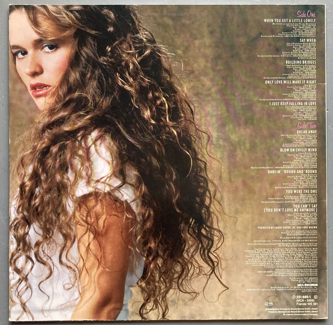 Dischi in vinile: NICOLETTE LARSON - ...SAY WHEN – Usato da Poliez-Pittet venduto da Newtown-Records 1