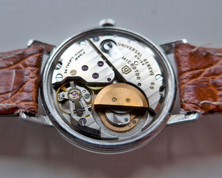 Pièce Détachée Horlogerie : Rotor Complet UNIVERSAL GENEVE 69 Pour Calibre 1130 – Occasion