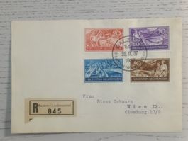 1937 Arbeitsbeschaffung Top Beleg