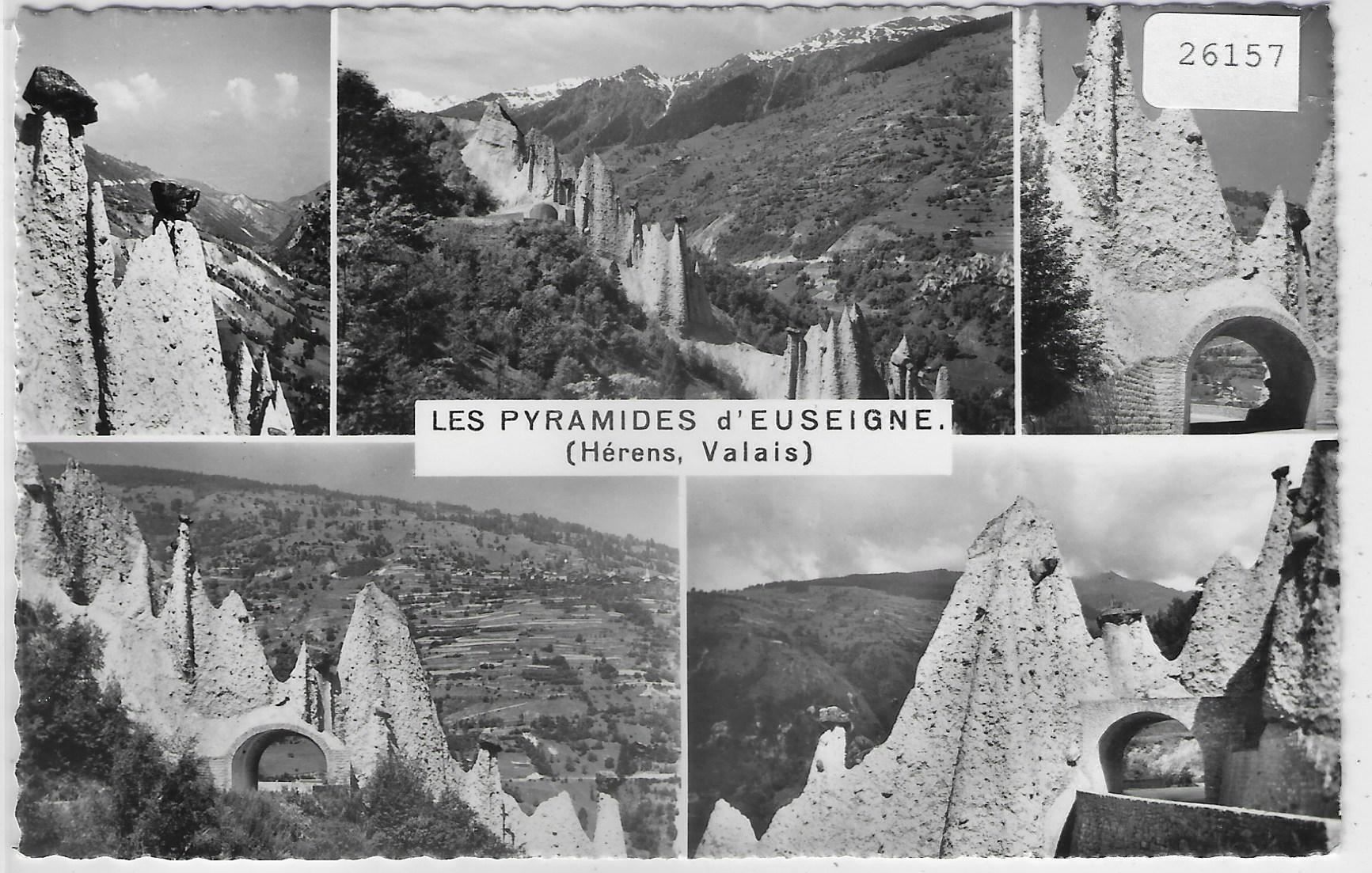 Ansichtskarten: Les Pyramides d'Euseigne Herens VS – Gebraucht aus Ettingen von Kartenplanet
