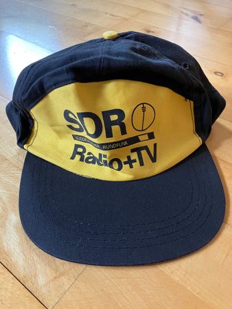 Vintage New SDR Radio + TV Cap - Classic Collectible