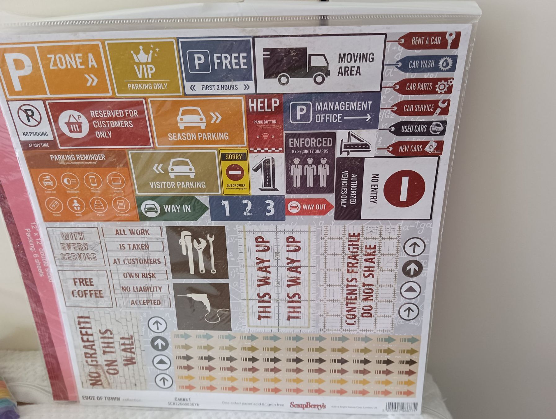 Carta: Design Papier Bögen 30x30cm – Nuovo (secondo la descrizione) da Würenlingen venduto da Striga 4
