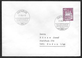 Sonderbrief S 582 Conf Int Energie Atomiques Genève 3.8.1964