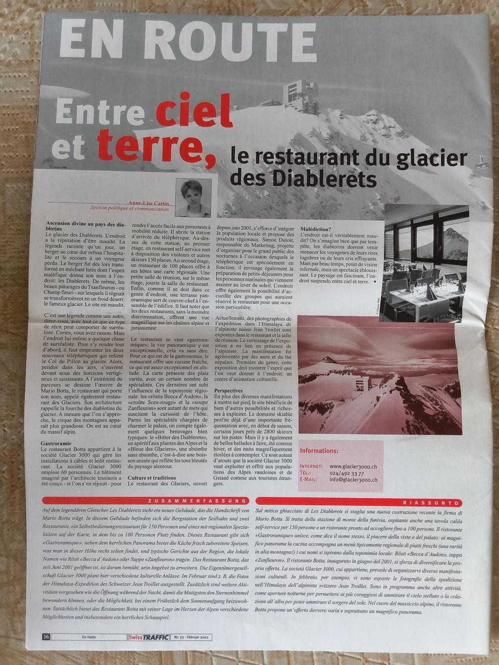 Zeitschriften & Magazine: SBB 100 Jahre Feb 2002 – Gebraucht aus Hallau von histoiremerveilleuse 4