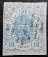 Luxemburg Kat. 6a gest. 1859 Kat. 25 Euro