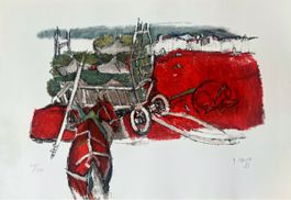 MIRER Rudolf 100x70 cm – grosse Originallithografie 127/150