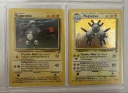 Pokemon Cards Magnemite Magneton, Base set 2