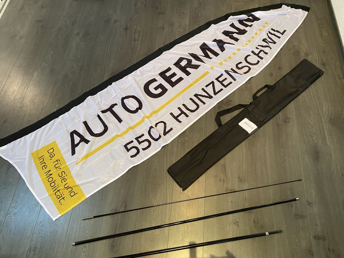 Bandiere: Neue Beachflag ca 3.20 hoch – Nuovo e nell'imballaggio originale da Hägglingen venduto da Karin0802 4