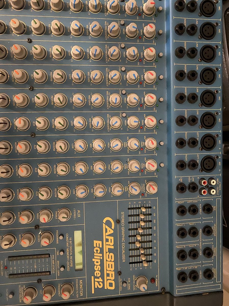 Console di mixaggio: Carlsbro Eclipse 12 powermixer – Usato da sulgen venduto da 270963 2