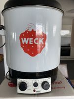 Weck Einkochautomat mit Gläsern