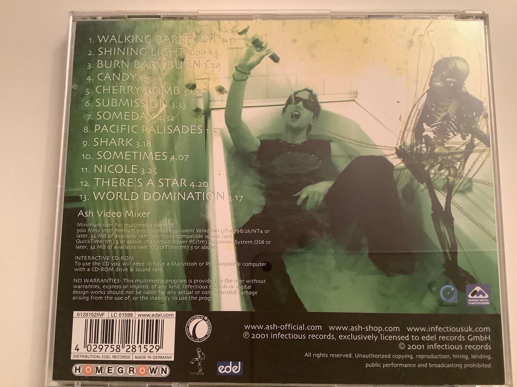 CD: ASH / Free all Angels / 2001 – Usato da Dübendorf venduto da Troll_88 1