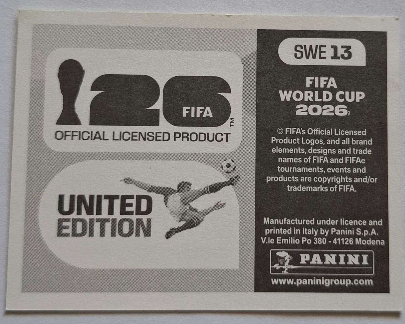 Panini Sammelbilder & Trading cards: WM 2026 Paninibild Nr. SWE13.. – Neu (gemäss Beschreibung) aus Rotkreuz von keerthdi 1