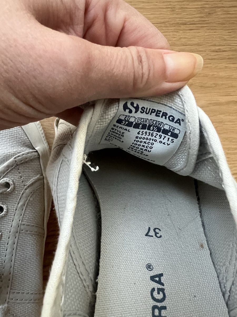 Superga Herrenschuhe: Superga Grau 37 – Gebraucht aus Zürich von giulina8 1