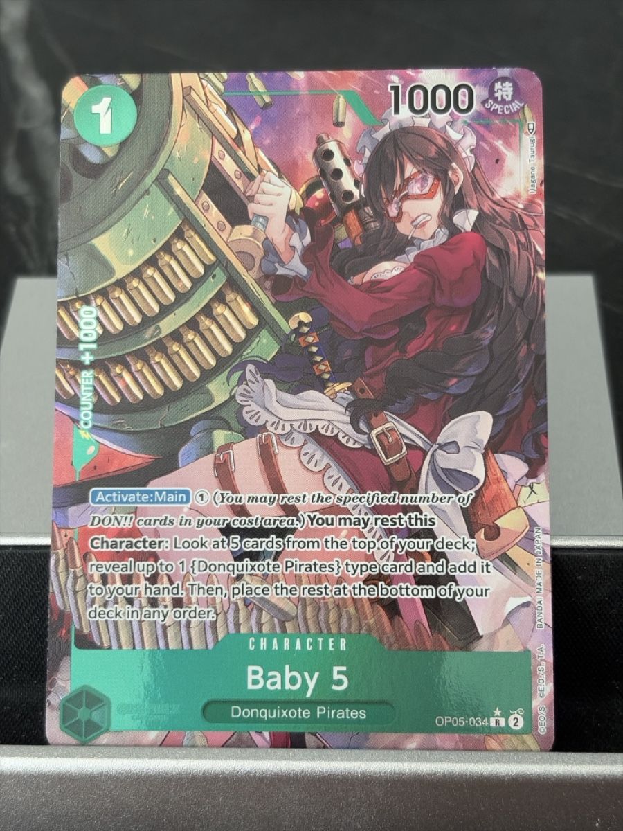 Bandai Carte collezionabili: One Piece OP05-034 Baby 5, Englisch – Nuovo (secondo la descrizione) da St. Gallen venduto da cambitcg