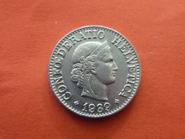 10 Rp.  1939  vorzüglich  +  ungereinigt  -