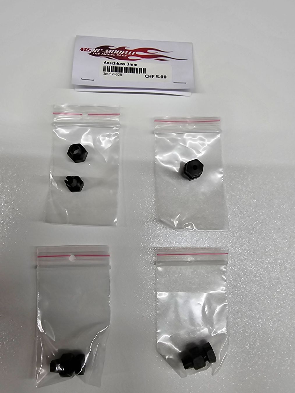RC Modellbau: 4stk. Wellenanschluss 3mm auf 3mm – Neu und originalverpackt aus Rüti ZH von Madeira14