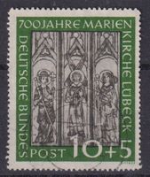 BRD 1951: 10+5 Pf. Marienkirche - Kat. 80.--
