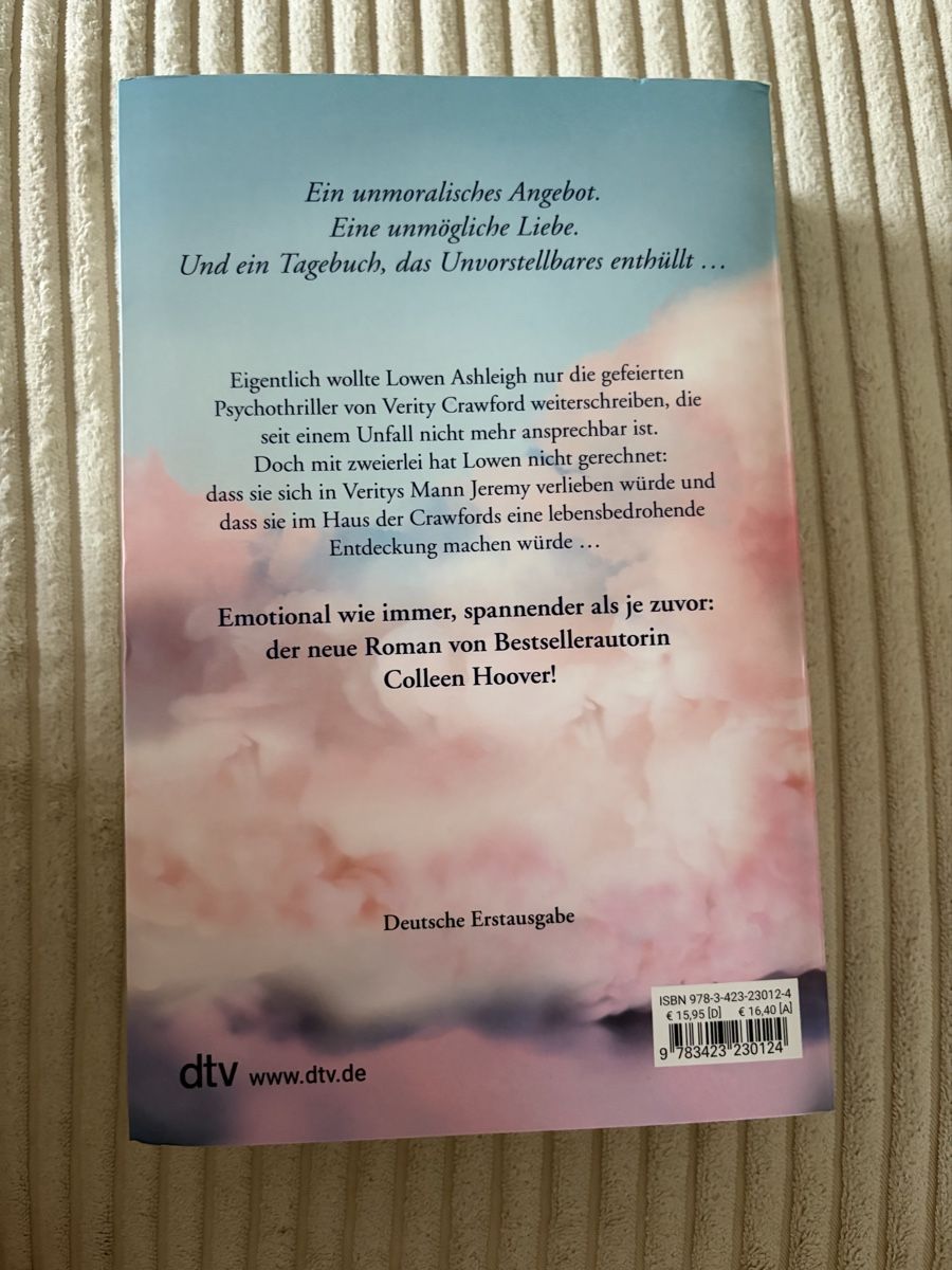 Libri: Verity - Colleen Hoover – Nuovo (secondo la descrizione) da Burgdorf venduto da nib_zf7z 1
