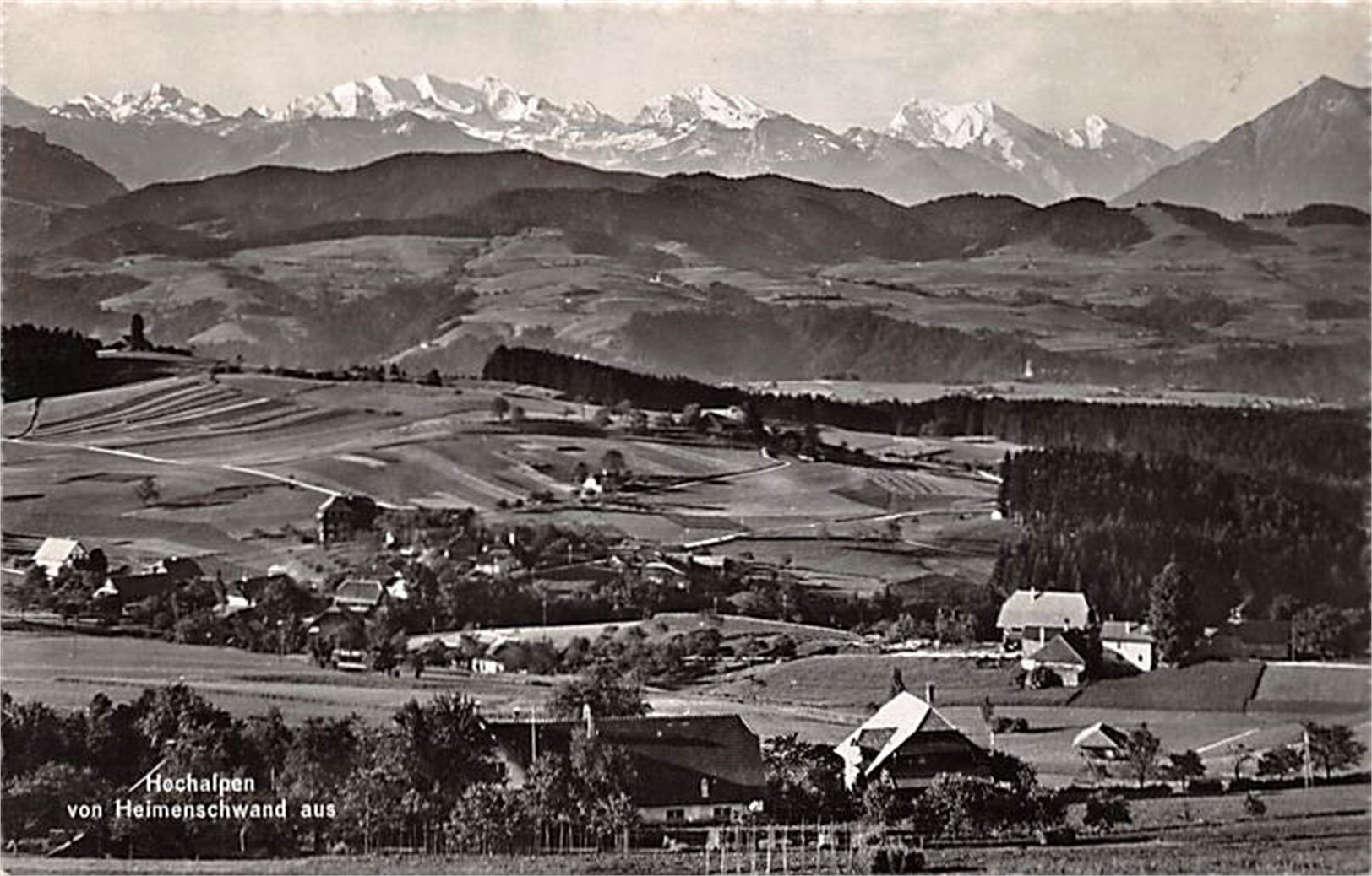 Ansichtskarten: Heimenschwand, Hochalpen – Gebraucht aus Ottikon b.Kemptth. von Neptun1974
