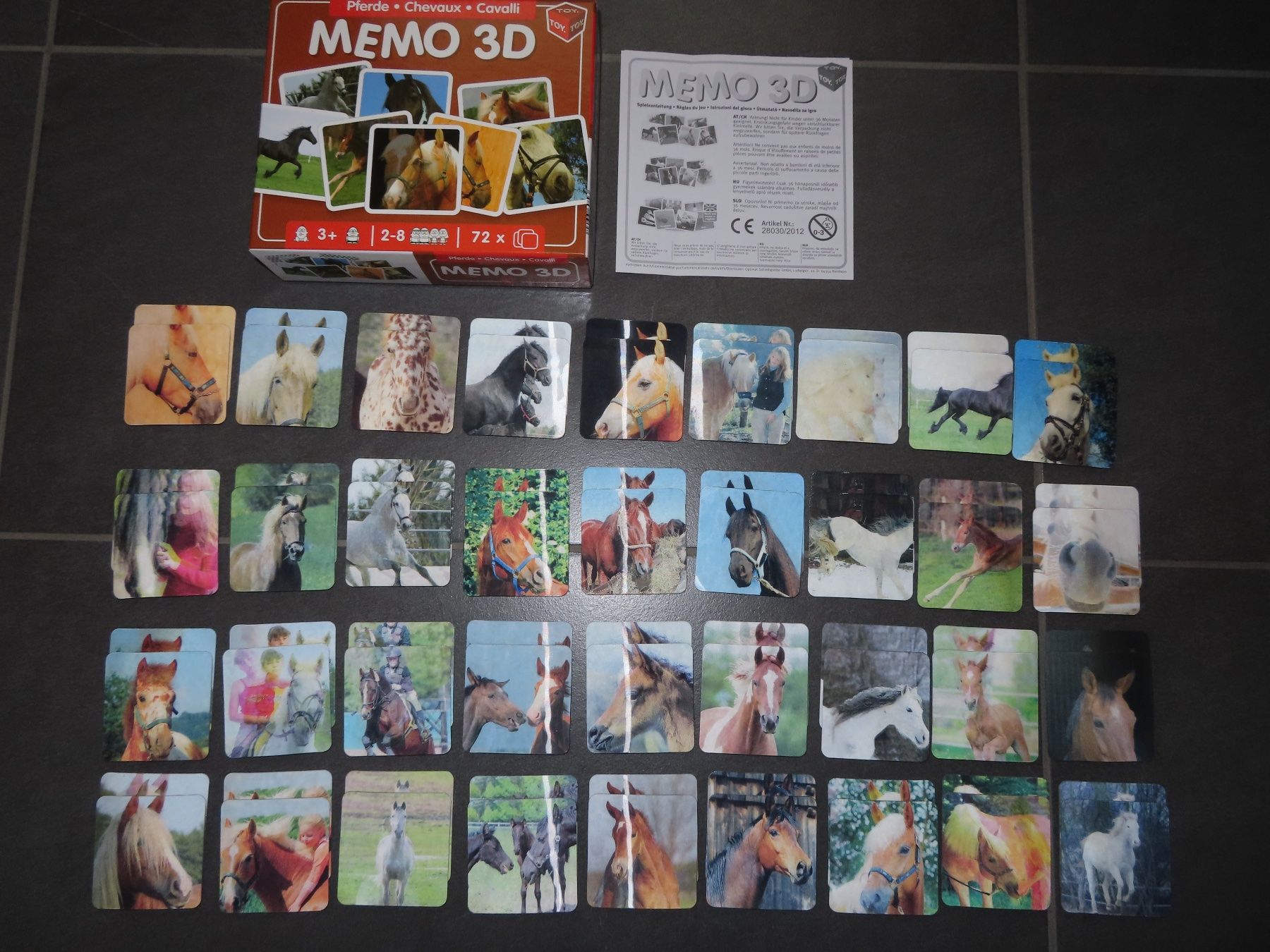 Giochi: 3D Memory Pferde +++wie neu+++ – Nuovo (secondo la descrizione) da Wallenried venduto da Asyano 4