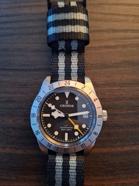 Montre/uhr Cronos BB GMT automatic neuve (Neu und originalverpackt) in ...
