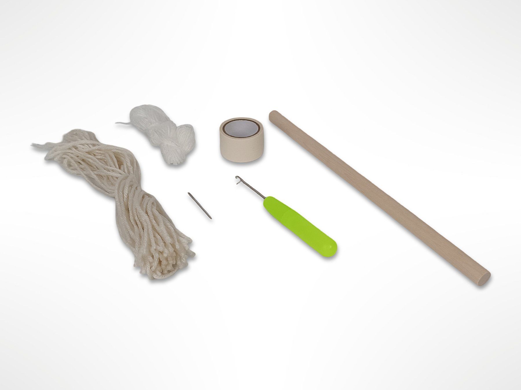 Kit bricolage: RICO DESIGN Hooki Hooki Knüpfset Wandbehang Weiss – Nuovo (secondo la descrizione) da Suhr venduto da Restwert_Suhr 7