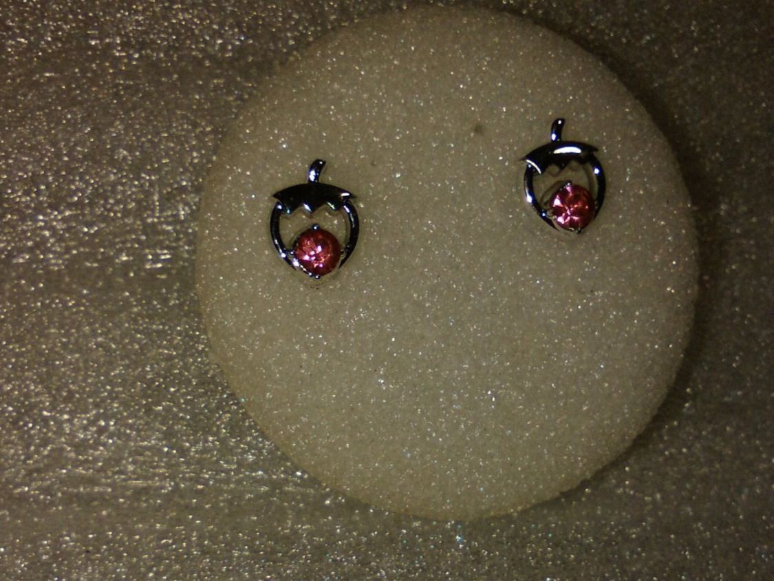 Orecchini pendenti & Orecchini a lobo: ohrringe modeschmuck,,,mit roserot kristall – Nuovo (secondo la descrizione) da Basel venduto da bijoutrie_4