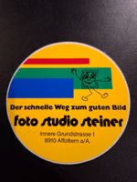 Vintage Rar Sticker Aufkleber Foto Steiner Affoltern aA Neu!
