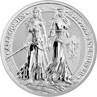 1 UNZE OZ GERMANIA & POLONIA +COA 2022 SILBER SILBERMÜNZE