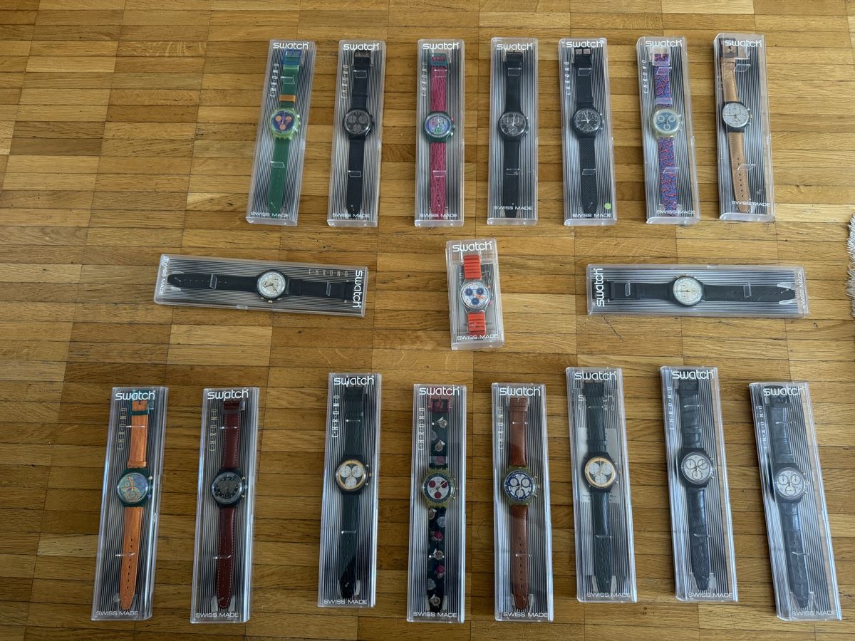 Swatch Orologi: Swatch chrono sammlung 18stk – Usato da Zunzgen venduto da milesdavis76