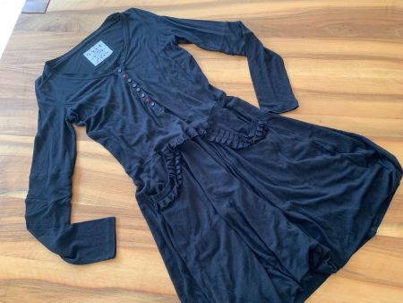 Martihé François Girbaud schwarzes mega Ballonkleid Gr40 NWT