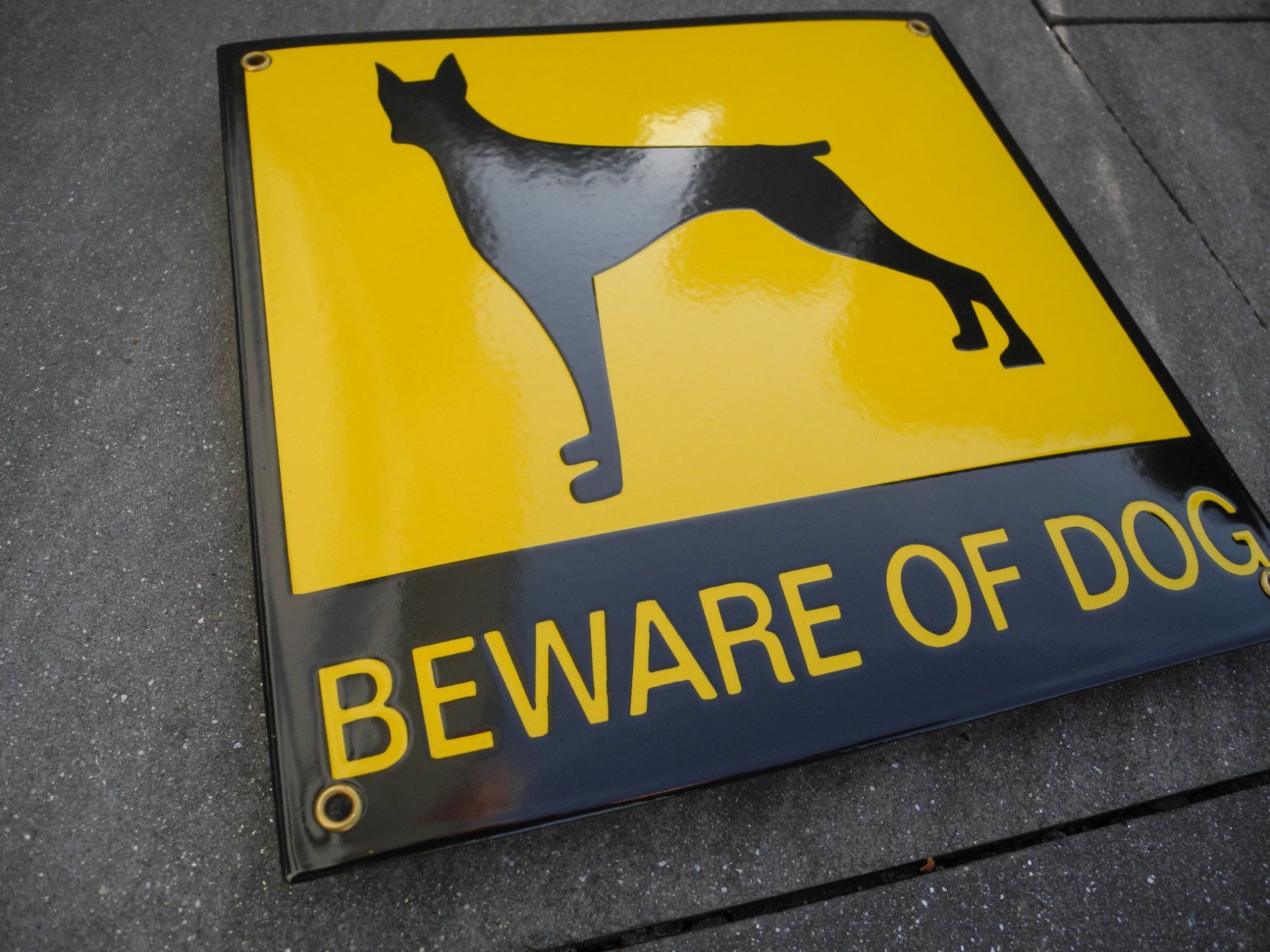Insegne: ACHTUNG HUND  EMAILSCHILD – Nuovo (secondo la descrizione) da Reinach AG venduto da Huckleberrysix 1