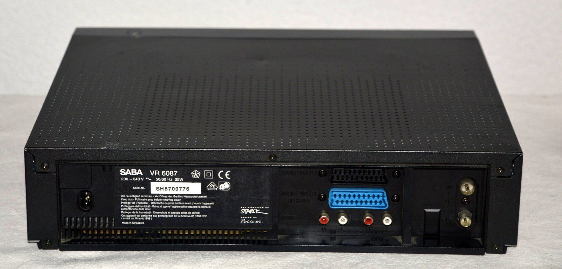 Registratori: Videorecorder / magnétoscope Saba VR6087 – Usato da Collonges venduto da arashee 2
