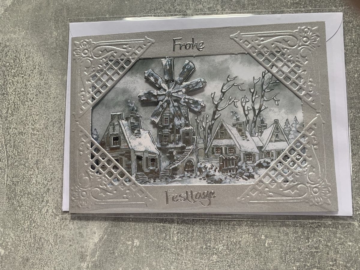 Karten: 3D-Karte Weihnachten – Neu und originalverpackt aus Amriswil von SCHLOSSGEISTLI