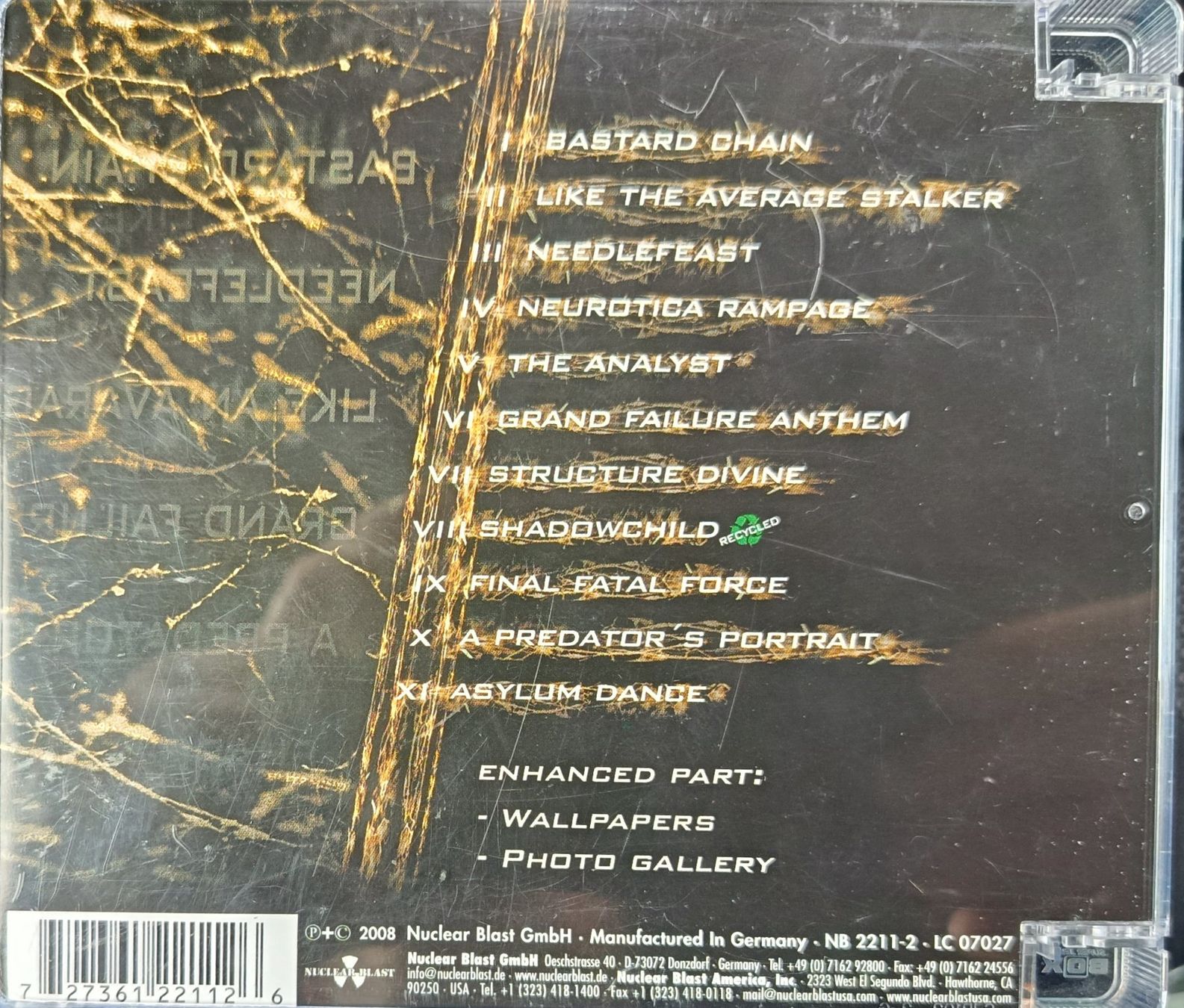 CD: Soilwork – A Predator's Portrait – Usato da Gingins venduto da Demonseed 1