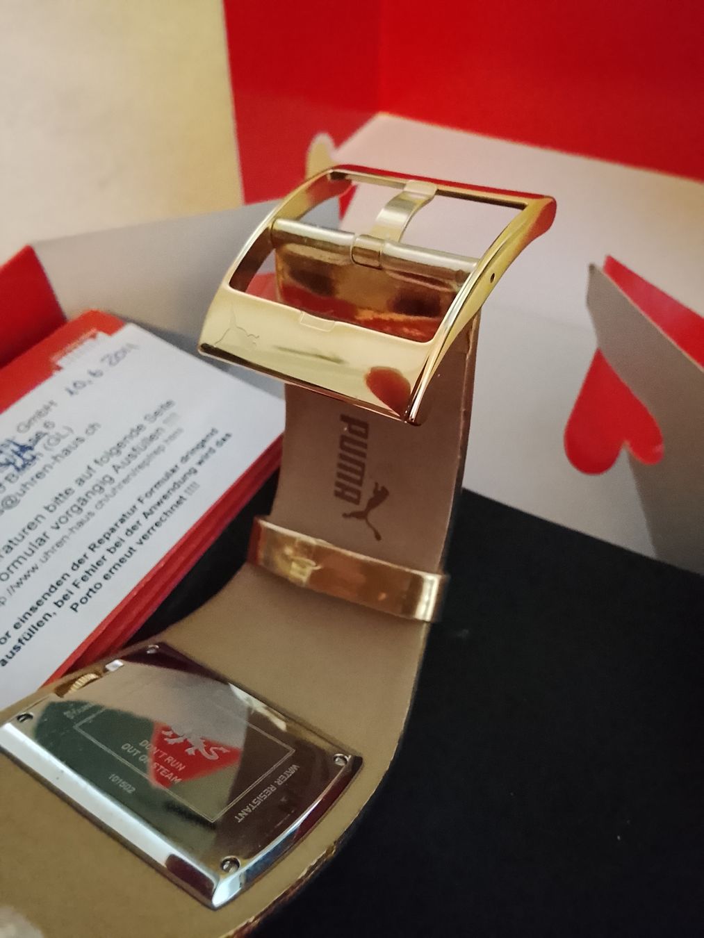 Puma Orologi: Neue Puma Uhr Gold Original – Nuovo (secondo la descrizione) da Dietikon venduto da iam_yc7c 1