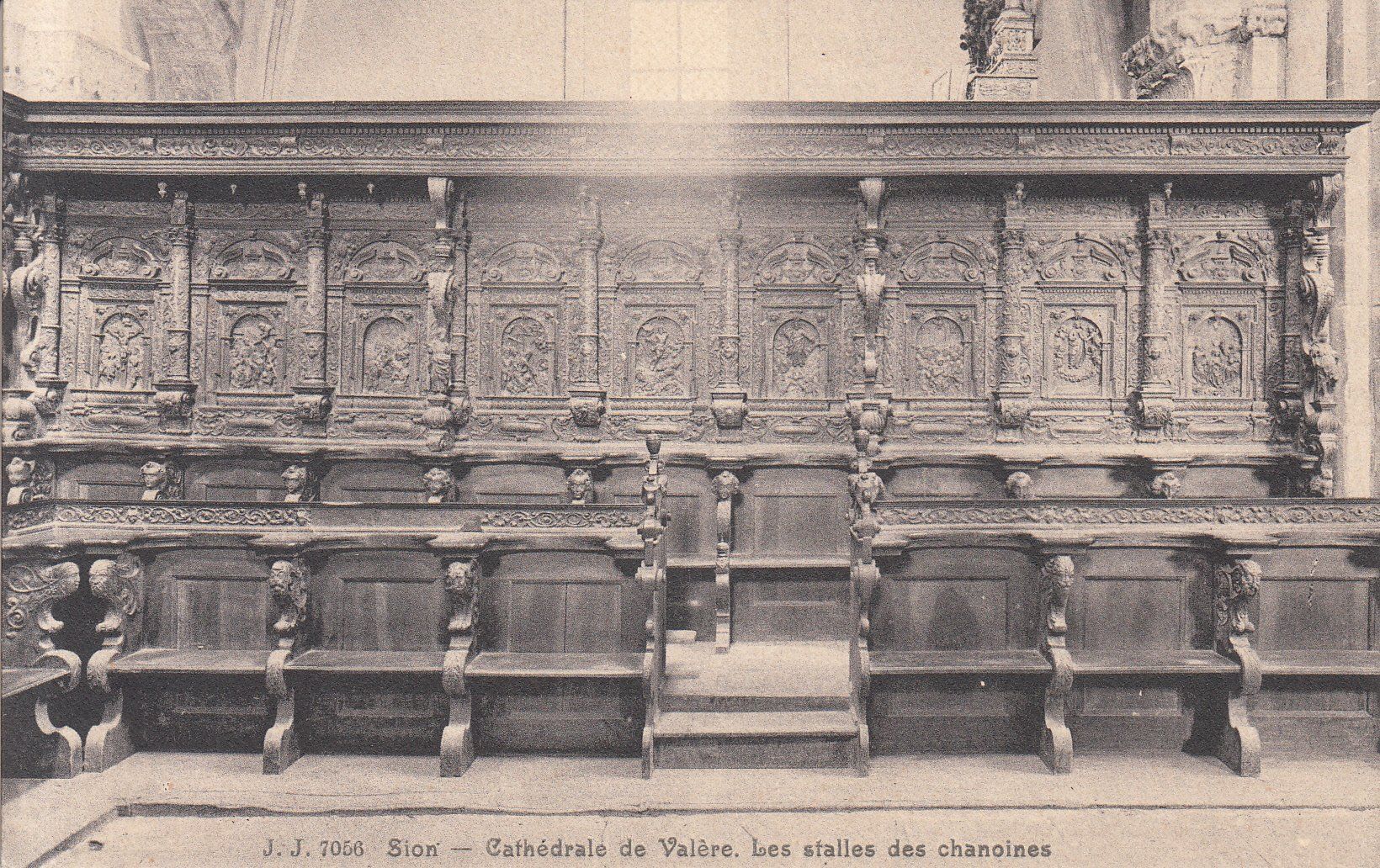 Ansichtskarten: Sion Kathedrale ca. 1920 – Gebraucht aus Bürglen TG von StampGraf