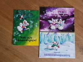 Diddl alte vintage Postkarten Set Nr. 14, 41, 92 Rarität 