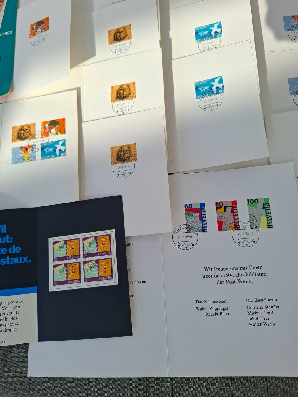 Alle Briefmarken: Briefmarken, Postmarken, Sammlung, Postkarten – Gebraucht aus Eschlikon von Timotwo 3