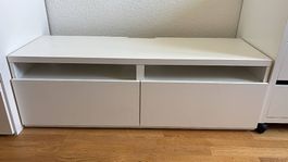 TV-Bank IKEA, weiss, in sehr gutem Zustand
