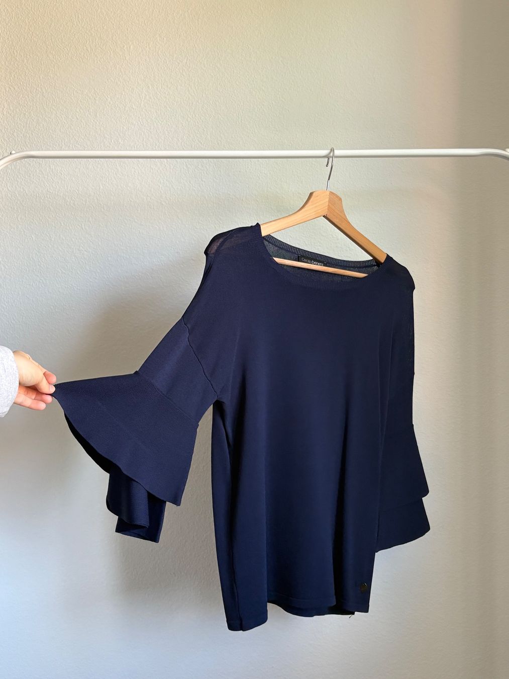Camicette: blaue Bluse – Nuovo (secondo la descrizione) da Zürich venduto da bbbggg 1