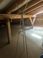 Garderobenständer Metall silberfarben guter Zustand 50-60cm