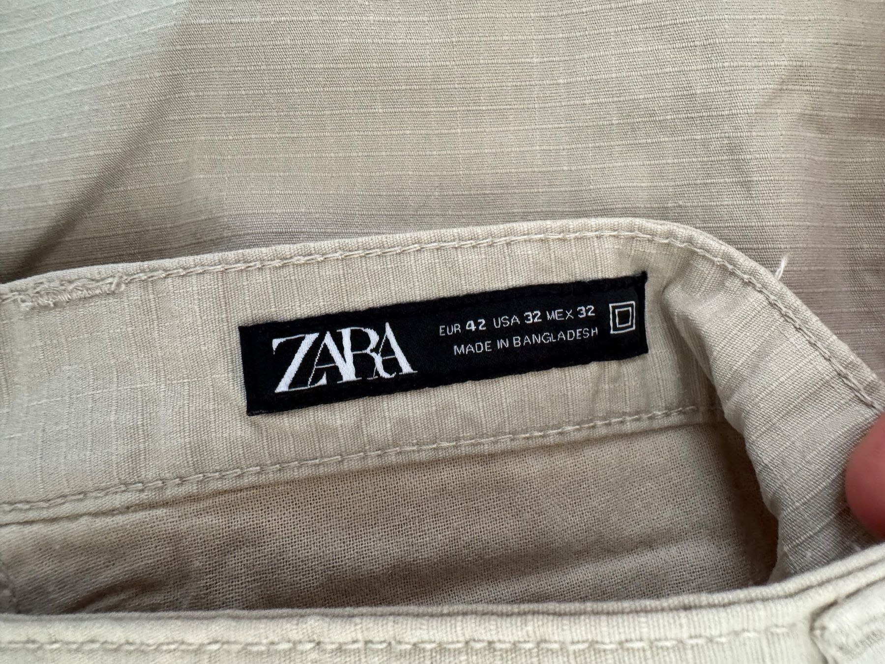 Zara Pantaloni: Zara Stoffhose beige, 42 – Nuovo (secondo la descrizione) da Maisprach venduto da jokoundklaas 2