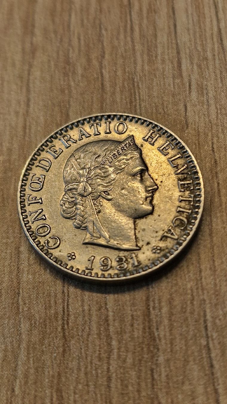 Tutti le monete: Lot 20 Rappen 1912-1945 – Usato da Chur venduto da Mckaktus 9