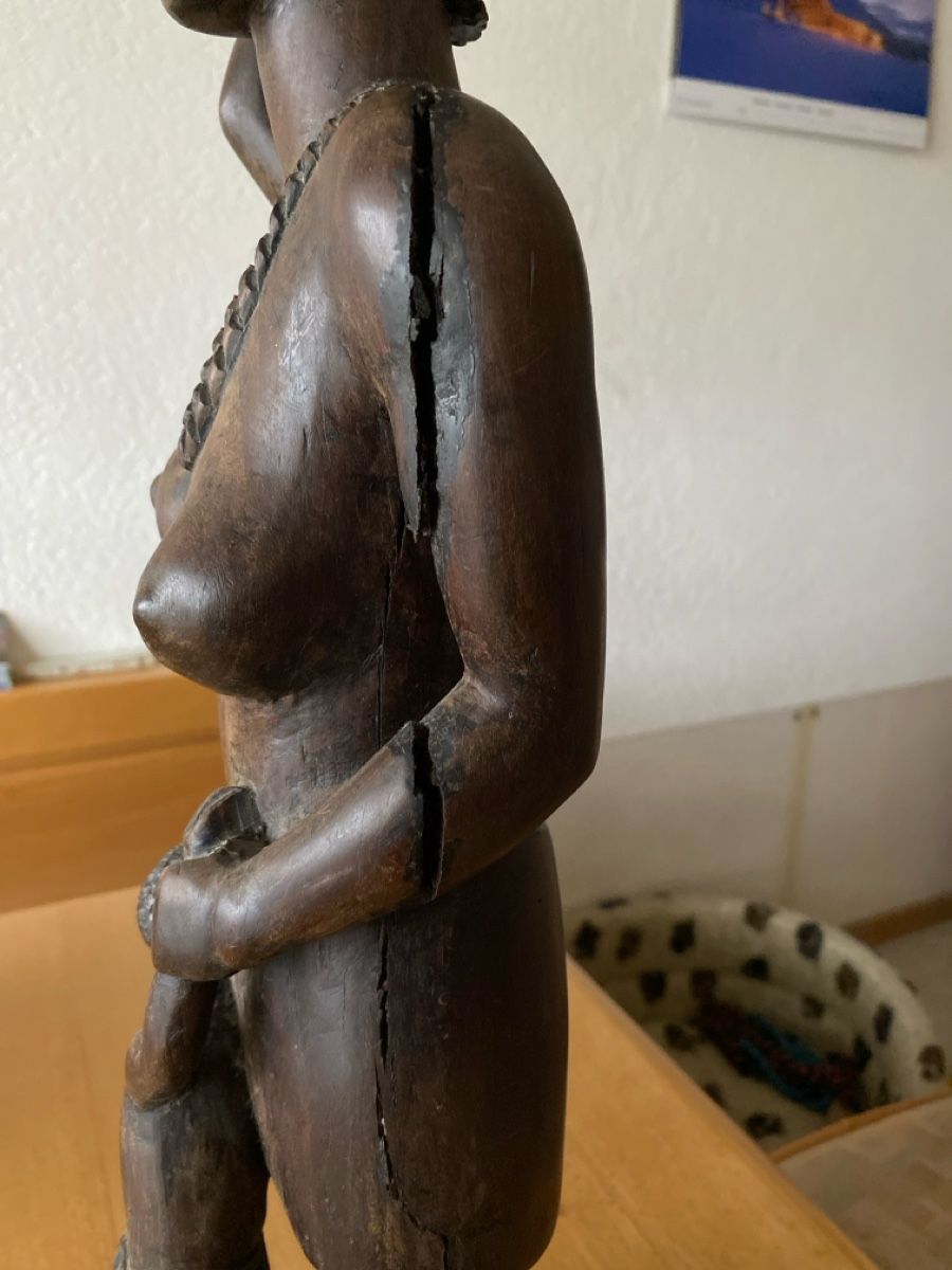 Statuette: Afrikanische Holzfigur 61 cm hoch – Usato da Mülligen venduto da Flockenstiel 3