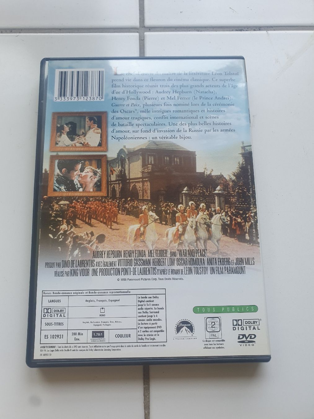 Tutti i DVDs: DVD War and Peace Audrey Hepburn Widescreen – Usato da Etoy venduto da SamuelausderSchweiz 1