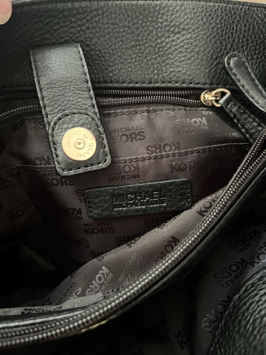 Michael Kors Borse da donna: Michael Kors black leather handbag  – Nuovo (secondo la descrizione) da Zürich venduto da Melina.A 3